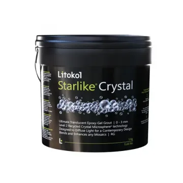 Litokol Starlike Crystal – Translucent Epoxy Grout for Glass Mosaic Tile (Formerly EVO)